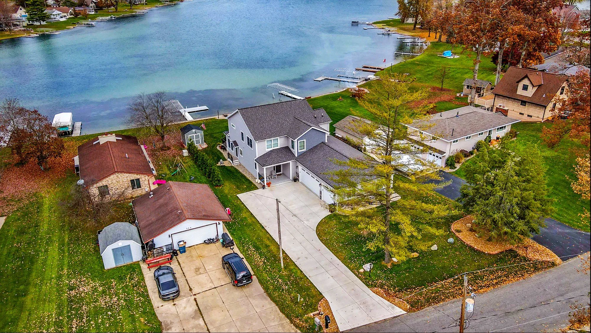 A custom home built by Strouss Construction in Jackson County, Michigan